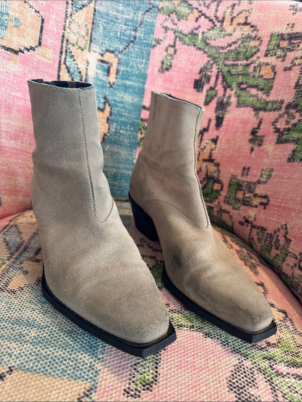 All saints suede boot